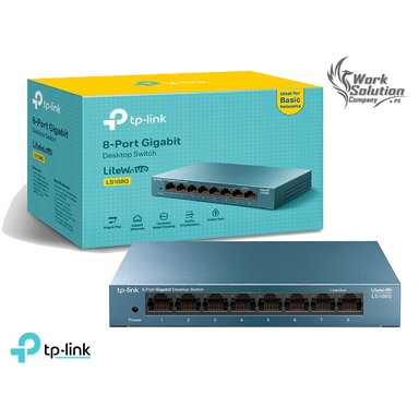 SWITCH TP-LINK LS108G CON 8 PUERTOS 10/100/1000 MBPS