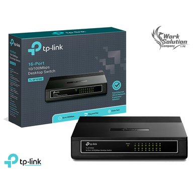 SWITCH TP-LINK TL-SF1016D CON 16 PUERTOS 100MBPS ESCRITORIO