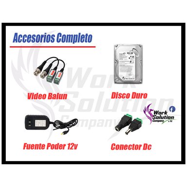 KIT 2 CÁMARA VIGILANCIA HIKVISION FULL HD 500 GB | 1 CAMARA MICROFONO - 4