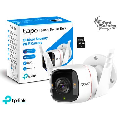 CÁMARA SEGURIDAD TP-LINK WI FI EXTERIOR TAPO C320WS 4MP 2K + SD 256 GB