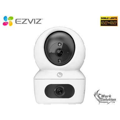 CÁMARA SEGURIDAD EZVIZ H7C DUAL 2K+ 4MP + 4MP AUDIO 2VÍAS DETECCIÓN IA PERSONAS BOTÓN LLAMADA