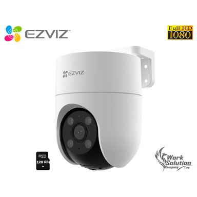 CÁMARA SEGURIDAD EZVIZ WIFI 1080P 360° H8C SMART + MICRO SD 128 GB