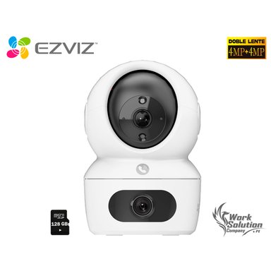 CÁMARA SEGURIDAD EZVIZ H7C DUAL 2K+ 4MP + 4MP AUDIO DOBLE VÍA DETECCIÓN IA BOTÓN LLAMADA 128GB