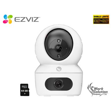 CÁMARA SEGURIDAD EZVIZ H7C DUAL 2K+ 4MP + 4MP AUDIO DOBLE VÍA DETECCIÓN IA BOTÓN LLAMADA 64GB
