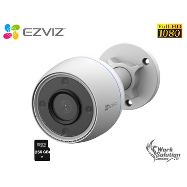 CÁMARA SEGURIDAD EZVIZ WIFI H3C COLOR 1080P IP67 NOCHE COLOR SD 256 GB