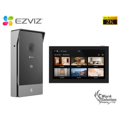 VIDEOPORTERO DOMÉSTICO EZVIZ INTELIGENTE HP7 2K EXTERIOR