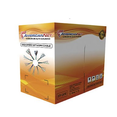ROLLO CABLE AMERICAN NET UTP CAT. 5E X CAJA 305 METROS