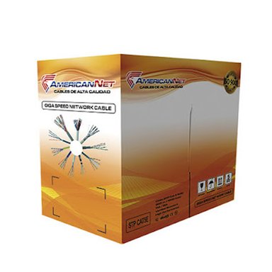 ROLLO CABLE AMERICAN NET UTP CATEGORÍA 6 X CAJA 305METROS