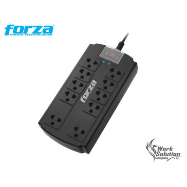 SUPRESOR FORZA - FSP-10UN 10 TOMAS NEGRO 220V