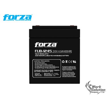 FORZA - BATERÍA FUB-1245 SELLADA 12V/4,5AH RECARGABLE, AGM, SIN MANTENIMIENTO