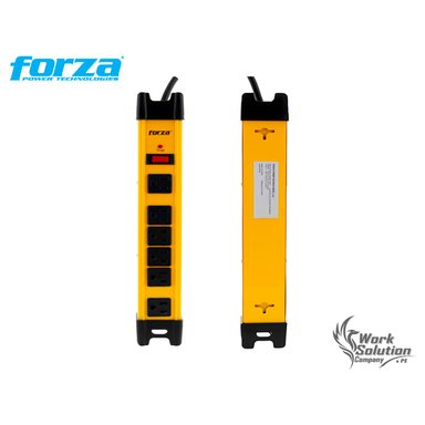 SUPRESOR DE PICOS FORZA - FSP-806 METALICO 2200W 1200J 15A 6 TOMAS