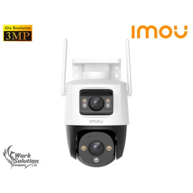IMOU - CÁMARA SEGURIDAD WI-FI CRUISER DUAL 3MP + 3MP 360° NOCHE COLOR
