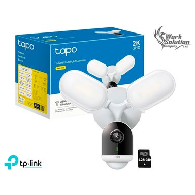 TP LINK - CÁMARA SEGURIDAD CON REFLECTOR WI-FI EXTERIOR C720 2K 4MP 128GB