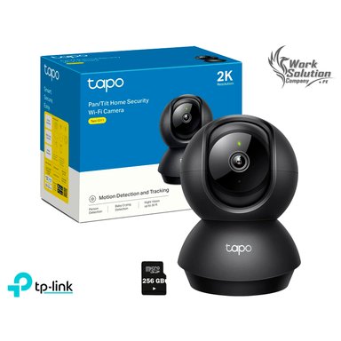 CÁMARA SEGURIDAD TP-LINK WI FI C211 GIRA 360° 2K 3MP + MICRO SD 256 GB