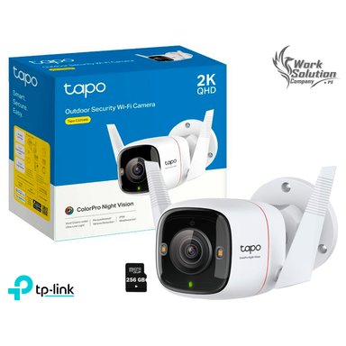 CÁMARA SEGURIDAD TP-LINK WI FI EXTERIOR C325WB 4MP 2K + MICRO SD 256 GB