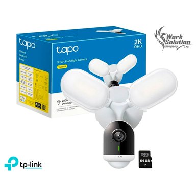 TP LINK - CÁMARA SEGURIDAD CON REFLECTOR WI-FI EXTERIOR C720 2K 4MP 64GB