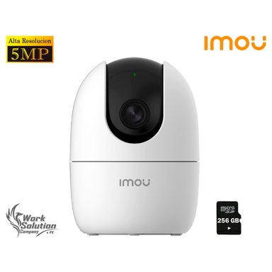 CÁMARA SEGURIDAD IMOU WI FI RANGER 2 5MP GIRA 360° + MICRO SD 256 GB