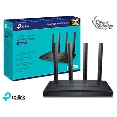 ROUTER TP-LINK ARCHER AX12 WI-FI 6 DUAL BAND AX1500