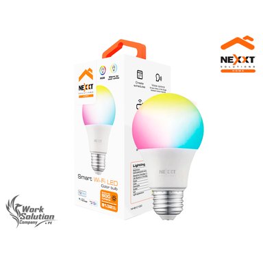 NEXXT - BOMBILLA LED INTELIGENTE WIFI NHB-C120M 220V-A19 RGB REGULADOR DE BRILLO