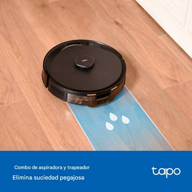 TP LINK - ROBOT TAPO RV30 MAX ASPIRADOR TRAPEADOR 5300PA SISTEMA LIDAR+IMU NEGRO - 4