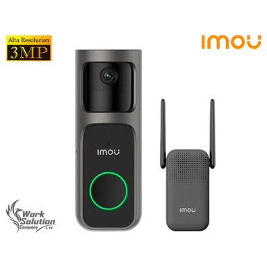 IMOU - TIMBRE CÁMARA DOORBELL 2S KIT 2K BATERÍA DETECCIÓN MERODEO ALARMA