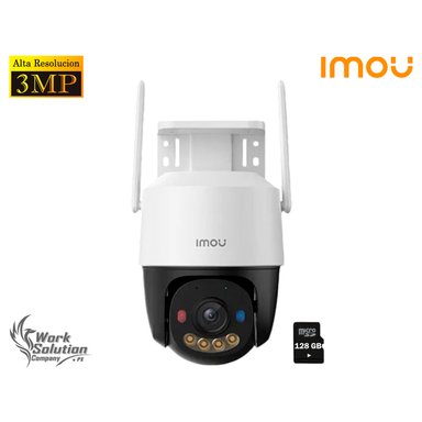 IMOU - CÁMARA SEGURIDAD CRUISER SC 3MP VISIÓN NOCHE LUZ DISUASIVA 128GB