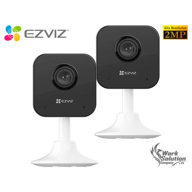 KIT 2 CÁMARA SEGURIDAD EZVIZ H1C FULL HD VISIÓN 108 AUDIO BIDIRECCIONAL DETECCIÓN MOVIMIENTO
