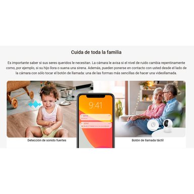 KIT 4 CÁMARA SEGURIDAD EZVIZ H6C PRO FULL HD 2MP AUDIO BIDIRECCIONAL BOTÓN LLAMADA DETECCIÓN PERSONAS - 3