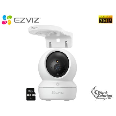 CÁMARA SEGURIDAD EZVIZ H6C PRO 2K 3MP AUDIO 2VÍAS BOTÓN LLAMADA DETECCÓN PERSONAS + SOPORTE PARED 128GB