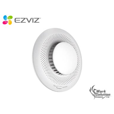 SENSOR INTELIGENTE EZVIZ T4C DE HUMO SIRENA 85 DB HUMO FOTOELÉCTRICA