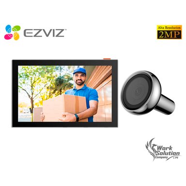 MIRILLA DE PUERTA INTELIGENTE EZVIZ HP2 FULL HD VISIÓN 146 PANTALLA COLOR 4,3 PULGADAS