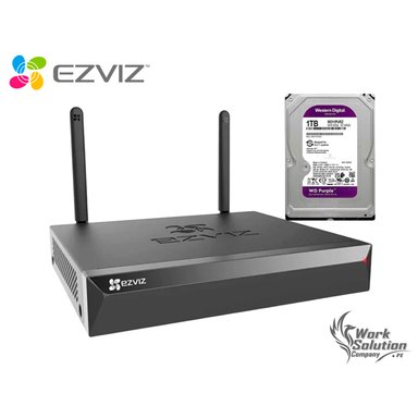 GRABADORA EZVIZ CS-X5S-8W NVR WIFI 8 CANALES SALIDA HDMI VGA RESOLUCIÓN CÁMARA 3K DISCO 1TB