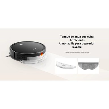 ASPIRADOR ROBOT XIAOMI VACUUM E5 SUCCIÓN 2000PA NAVEGACIÓN LDS TRAPEADOR BLANCO - 4