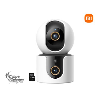 CÁMARA SEGURIDAD XIAOMI C300 DUAL 3MP 2 LENTES DETECCIÓN IA PERSONAS AUDIO DOBLE VÍA 64GB - 1