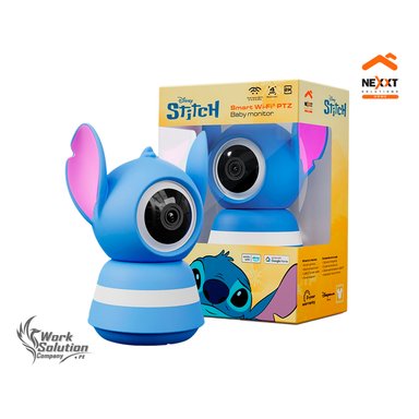 MONITOR PARA BEBÉ WIFI NEXXT NHC-B200 ST 2K CAPACIDAD 128GB DETECCIÓN LLANTO SENSOR TEMPERATURA STITCH