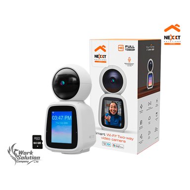 CÁMARA SEGURIDAD NEXXT NHC-IP20 2MP + SD 64GB PANTALLA DOBLE VÍA PTZ BOTÓN VIDEOLLAMADA CONTROL VOZ