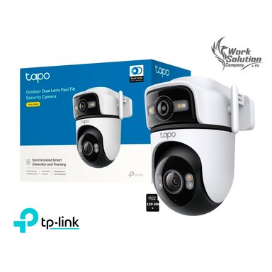 CÁMARA SEGURIDAD TAPO C545D 2K 3MP + SD 128GB DOBLE LENTE DETECCIÓN IA VEHÍCULOS AUDIO BIDIRECCIONAL