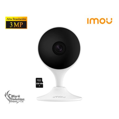 CÁMARA SEGURIDAD IMOU CUE 2 3MP + SD 256GB DETECCIÓN MOVIMIENTO AUDIO BIDIRECCIONAL SIRENA