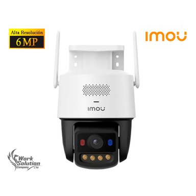 CÁMARA SEGURIDAD IMOU TITAN PRO 6MP CAPACIDAD 512GB AUDIO BIDIRECCIONAL VISIÓN NOCHE COLOR DISUACIÓN ACTIVA