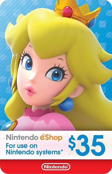 CARD NINTENDO ESHOP $35 ESHOP 35 USD DIGITAL USA - 1
