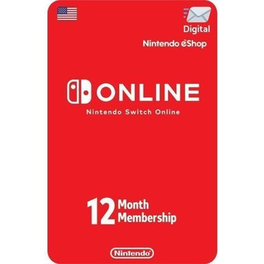 MEMBRESÍA NINTENDO NINTENDO SWITCH SWITCH ONLINE DIGITAL 12 MESES USA - 1