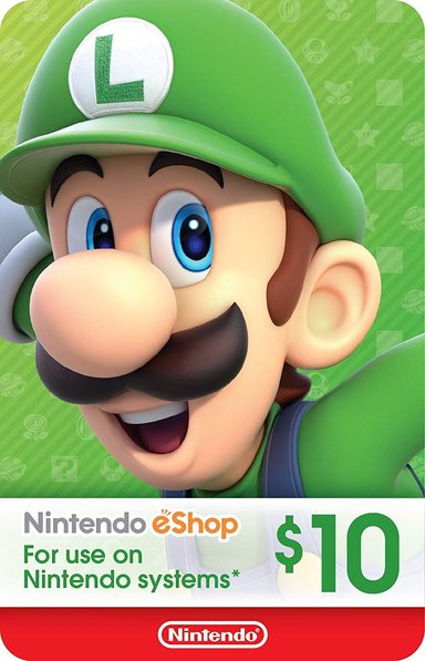 CARD NINTENDO ESHOP $10 ESHOP 10 USD DIGITAL USA - 1