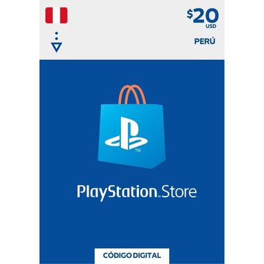 CARD PLAYSTATION NETWORK 20 DOLARES - PSN 20 USD PERU DIGITAL PERÚ - 1
