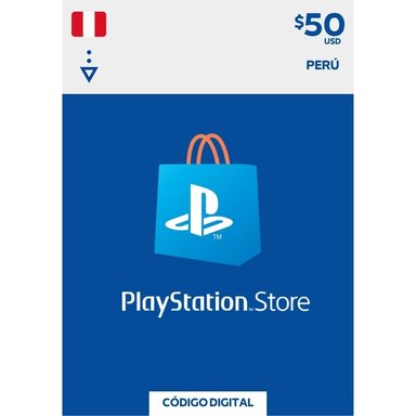 CARD PLAYSTATION NETWORK 50 DOLARES - PSN 50 USD PERU DIGITAL PERÚ - 1