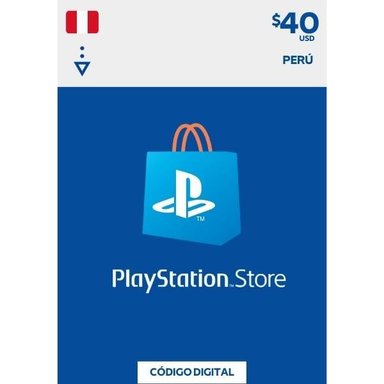 CARD PLAYSTATION NETWORK 40 DOLARES - PSN 40 USD PERU DIGITAL PERÚ - 1