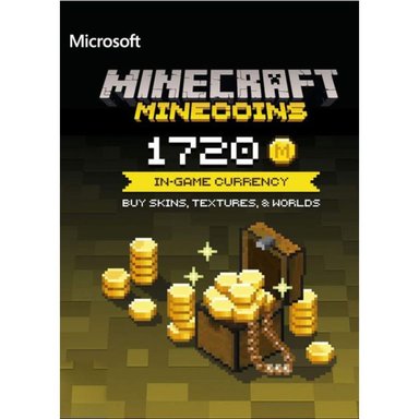 GIFT CARD MINECRAFT MINECOINS PACK 1720 MONEDAS DIGITAL PERÚ - 1