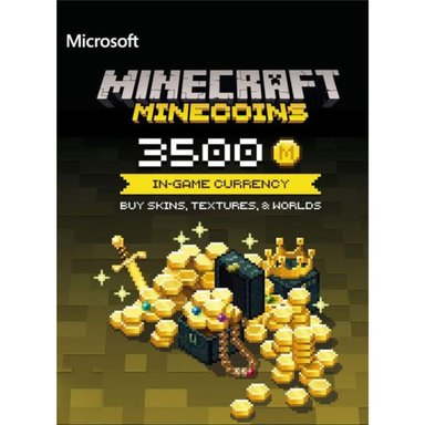 GIFT CARD MINECRAFT MINECOINS PACK 3500 MONEDAS DIGITAL PERÚ - 1