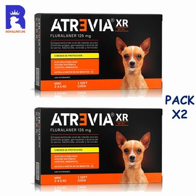 ANTIPULGAS PARA PERRO ATREVIA XR 2-4,5 KG PACK X2