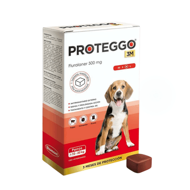 ANTIPULGAS PROTEGGO 10-20 KG X1 PASTILLA