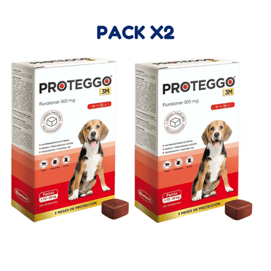 ANTIPULGAS PROTEGGO 10-20 KG PACK X2